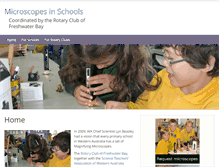 Tablet Screenshot of microscopesinschools.com